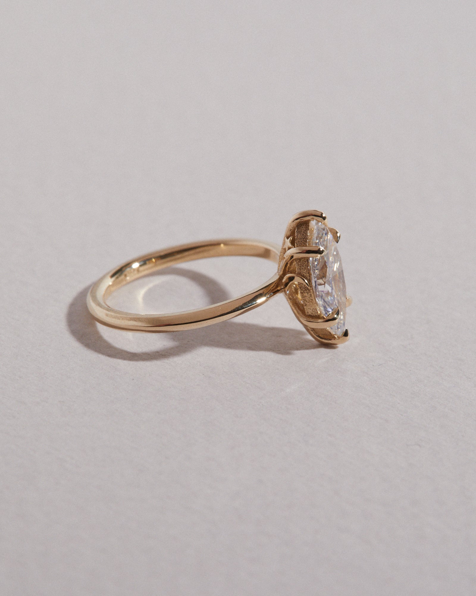 1.01ct Marquise cut solitaire