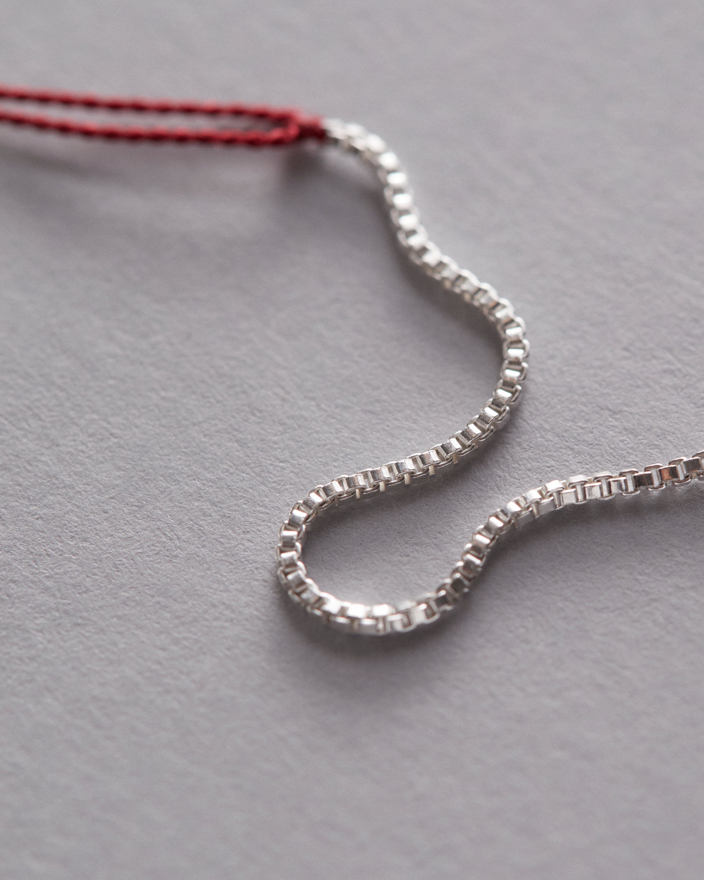 Sterling Silver and Silk Wish Bracelet