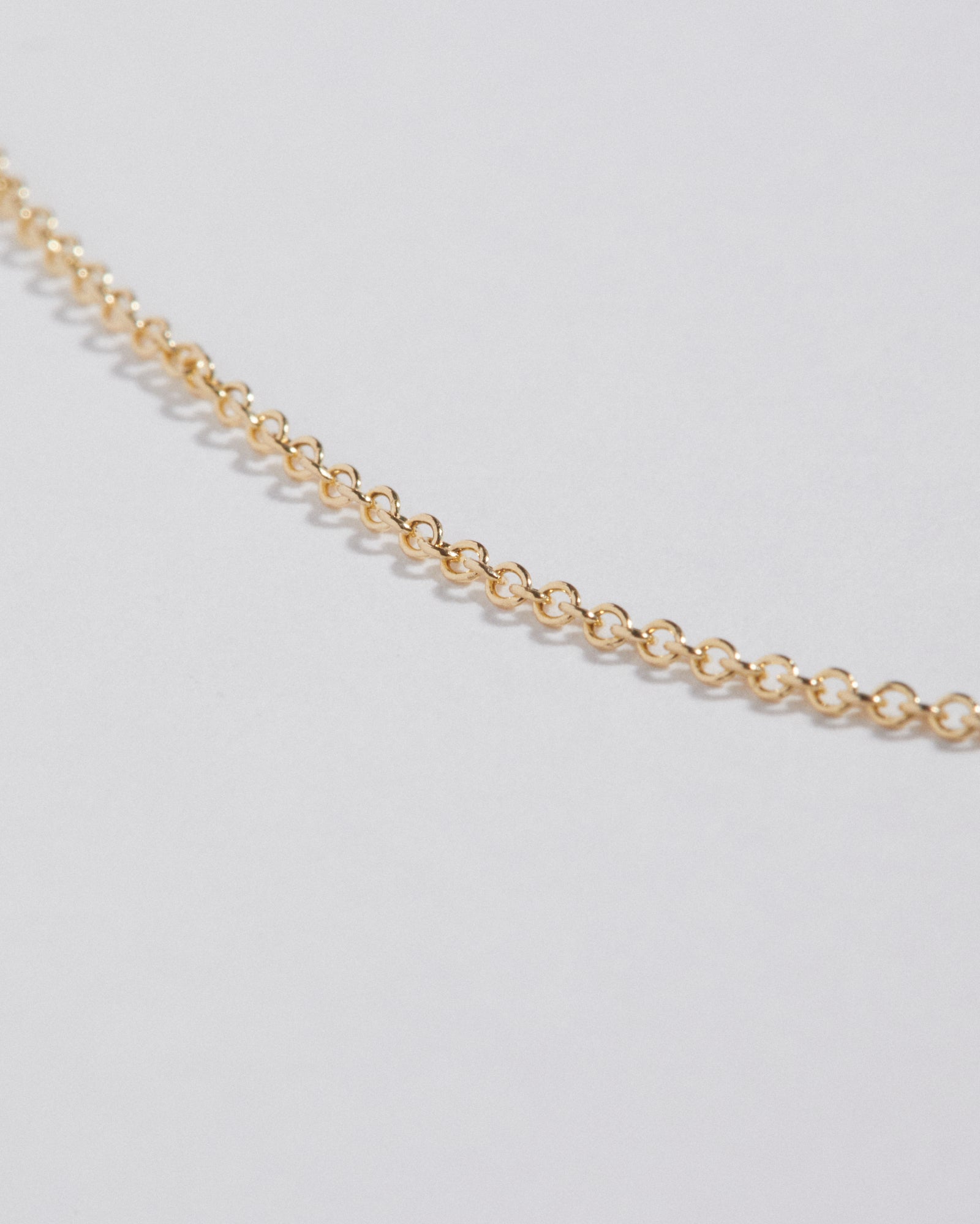9kt yellow gold rolo chain