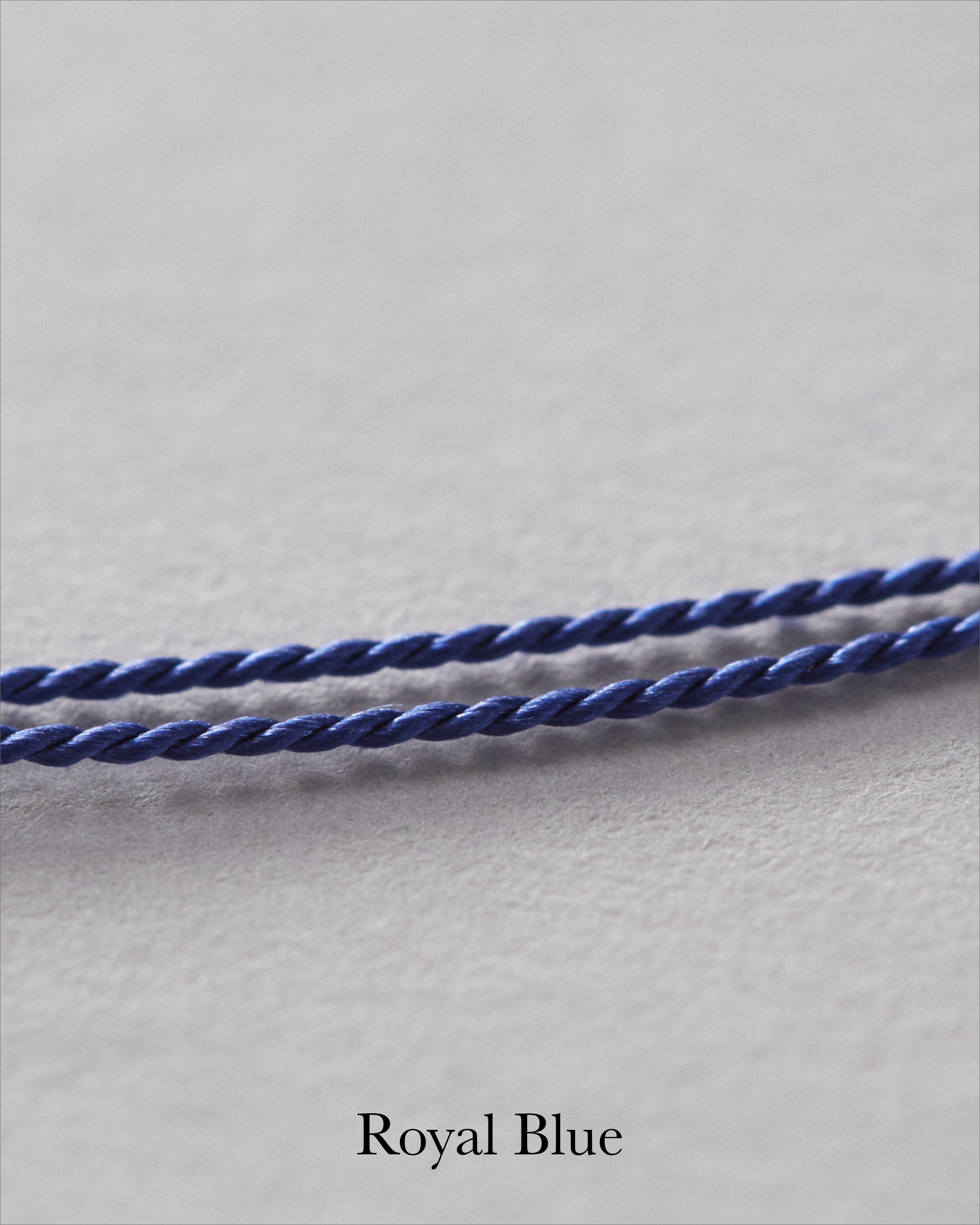 9kt Yellow Gold and Silk Wish Bracelet