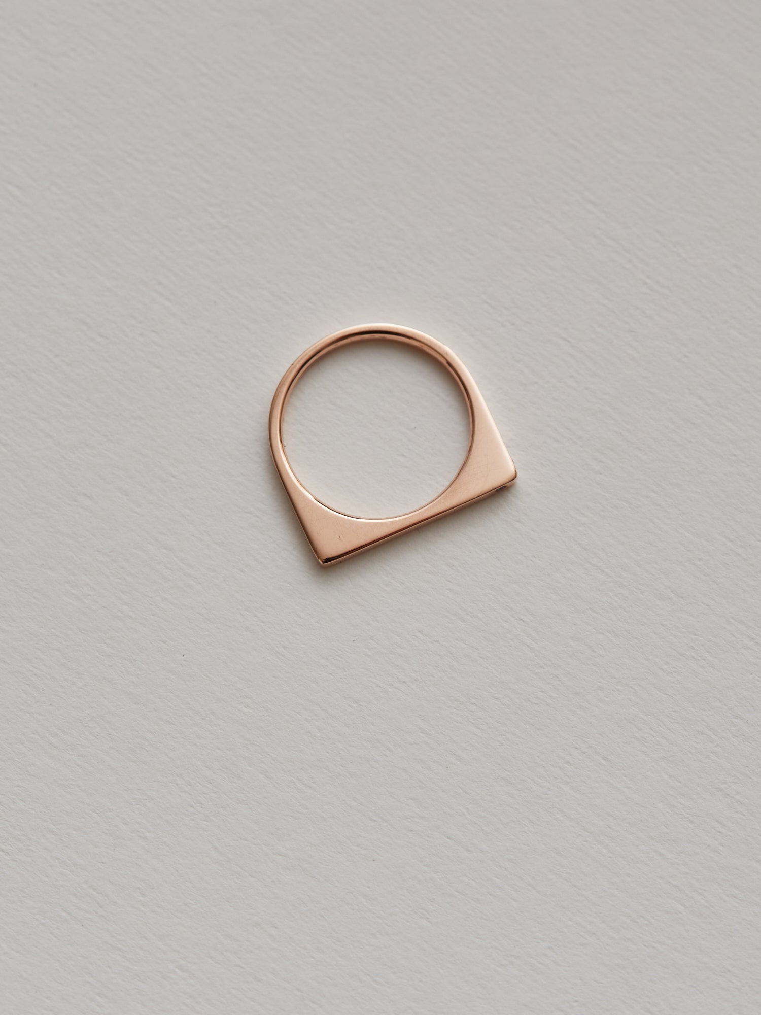 Square top birthstone ring.