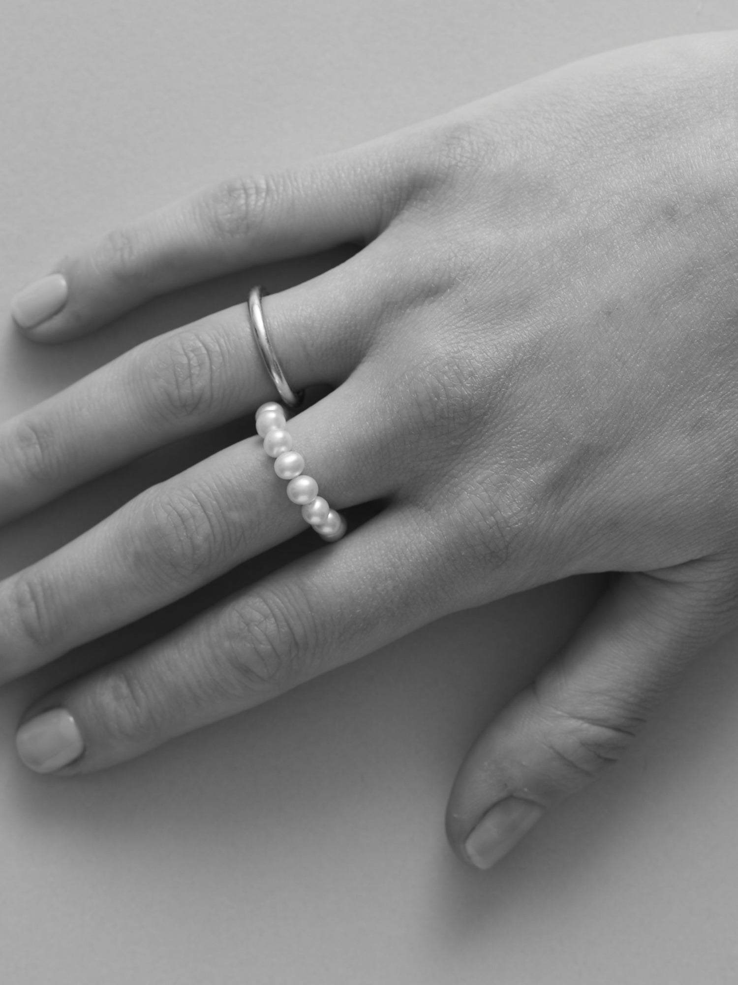 Chunky Pearl ring