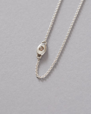 Oval solitaire bracelet