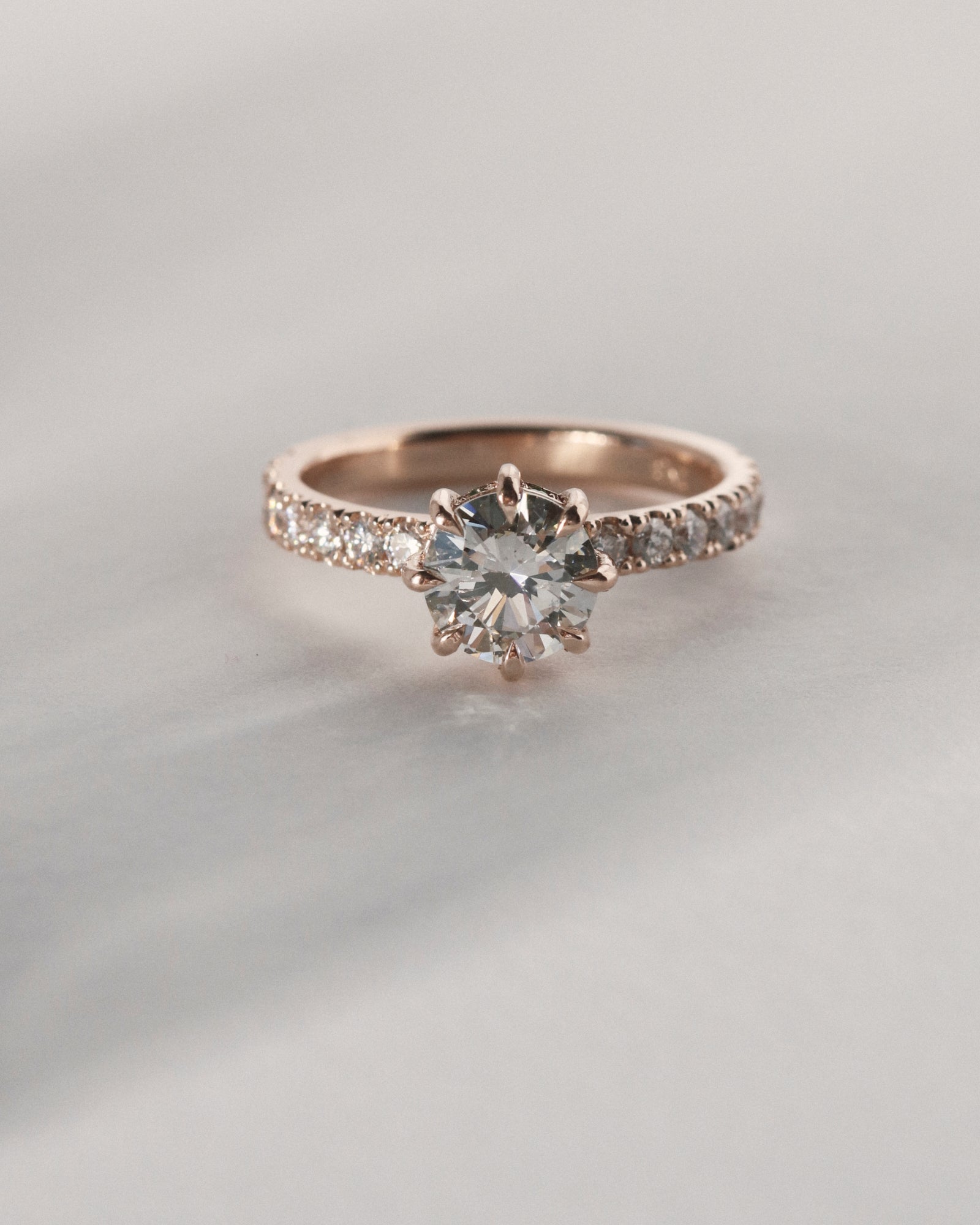 1.02ct eight claw solitaire