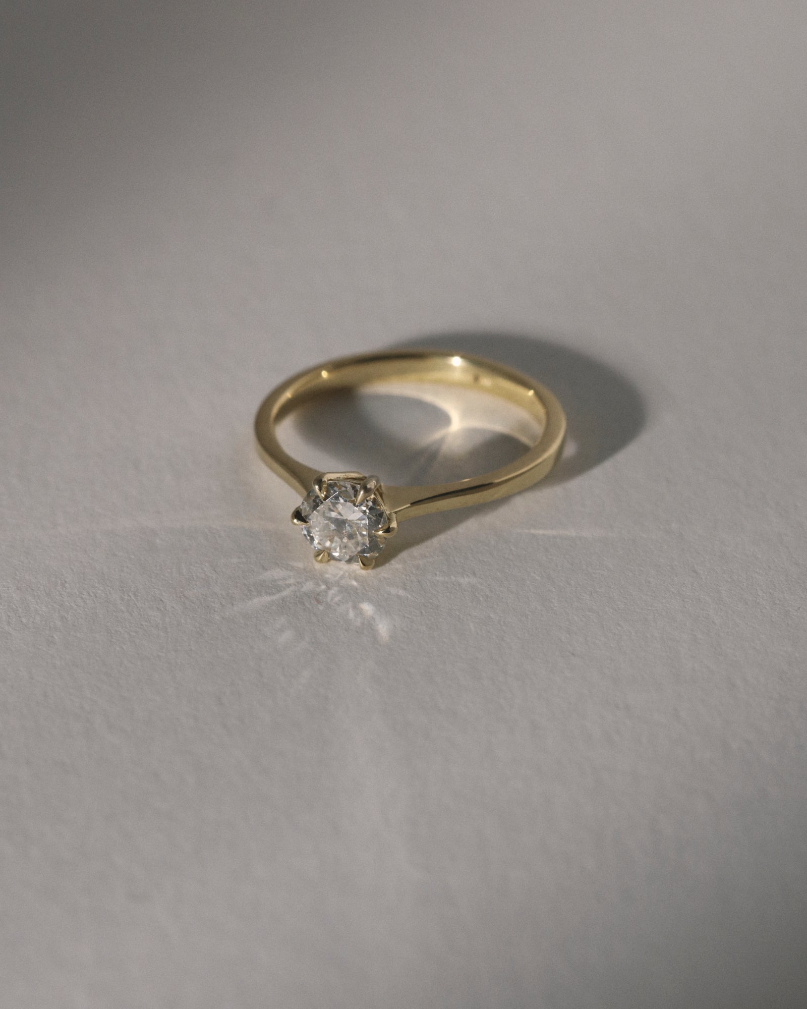 0.55ct round brilliant cut solitaire