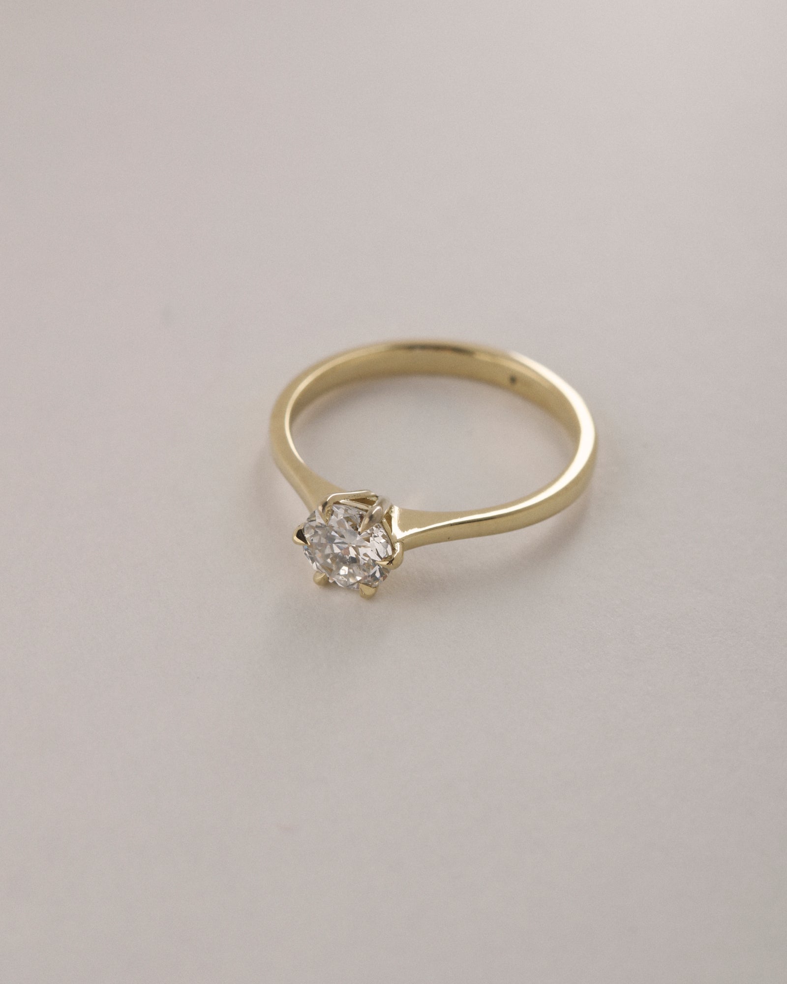 0.55ct round brilliant cut solitaire