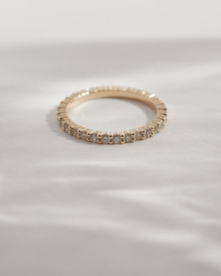 0.61ct Round brilliant cut solitaire and wedding band set