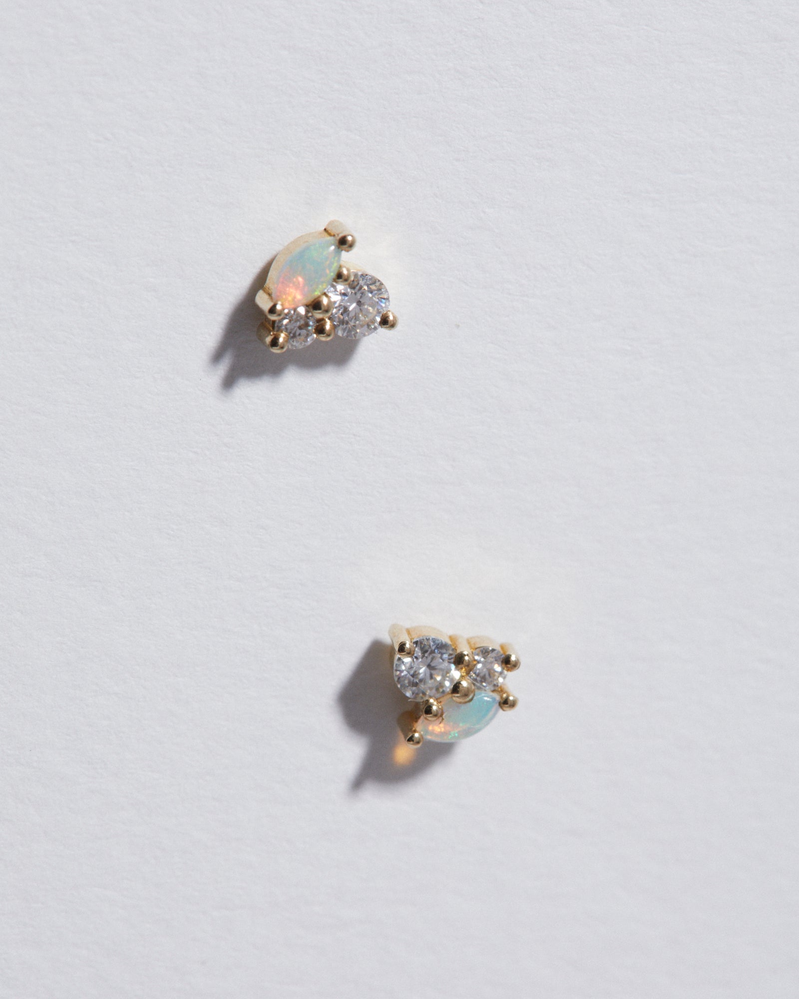 Opal Cluster Studs