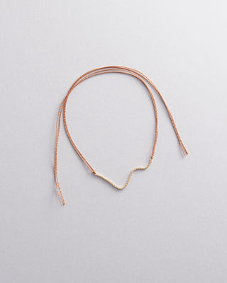 9kt Yellow Gold and Silk Wish Bracelet