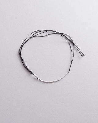 Sterling Silver and Silk Wish Bracelet