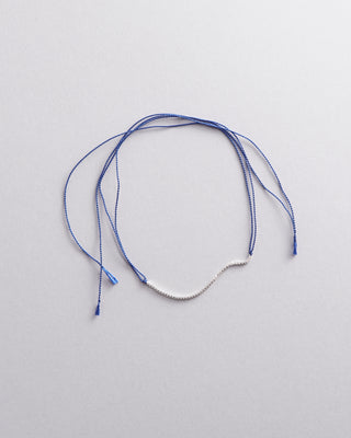 Sterling Silver and Silk Wish Bracelet