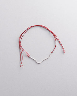 Sterling Silver and Silk Wish Bracelet