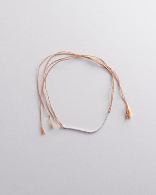 Sterling Silver and Silk Wish Bracelet