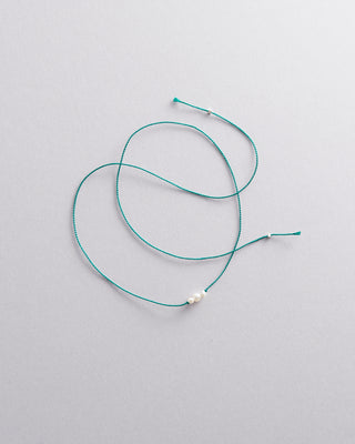 Triple Pearl Silk Wish Bracelet