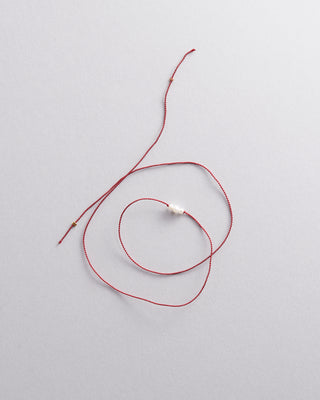 Triple Pearl Silk Wish Bracelet