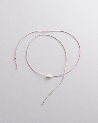 Triple Pearl Silk Wish Bracelet