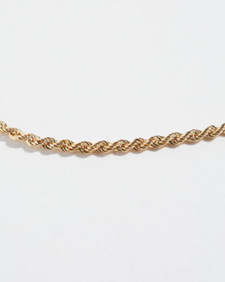 9kt yellow gold rope chain