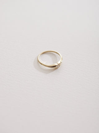 0.10ct Heart Signet ring
