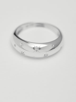 Star pavé Dôme Ring
