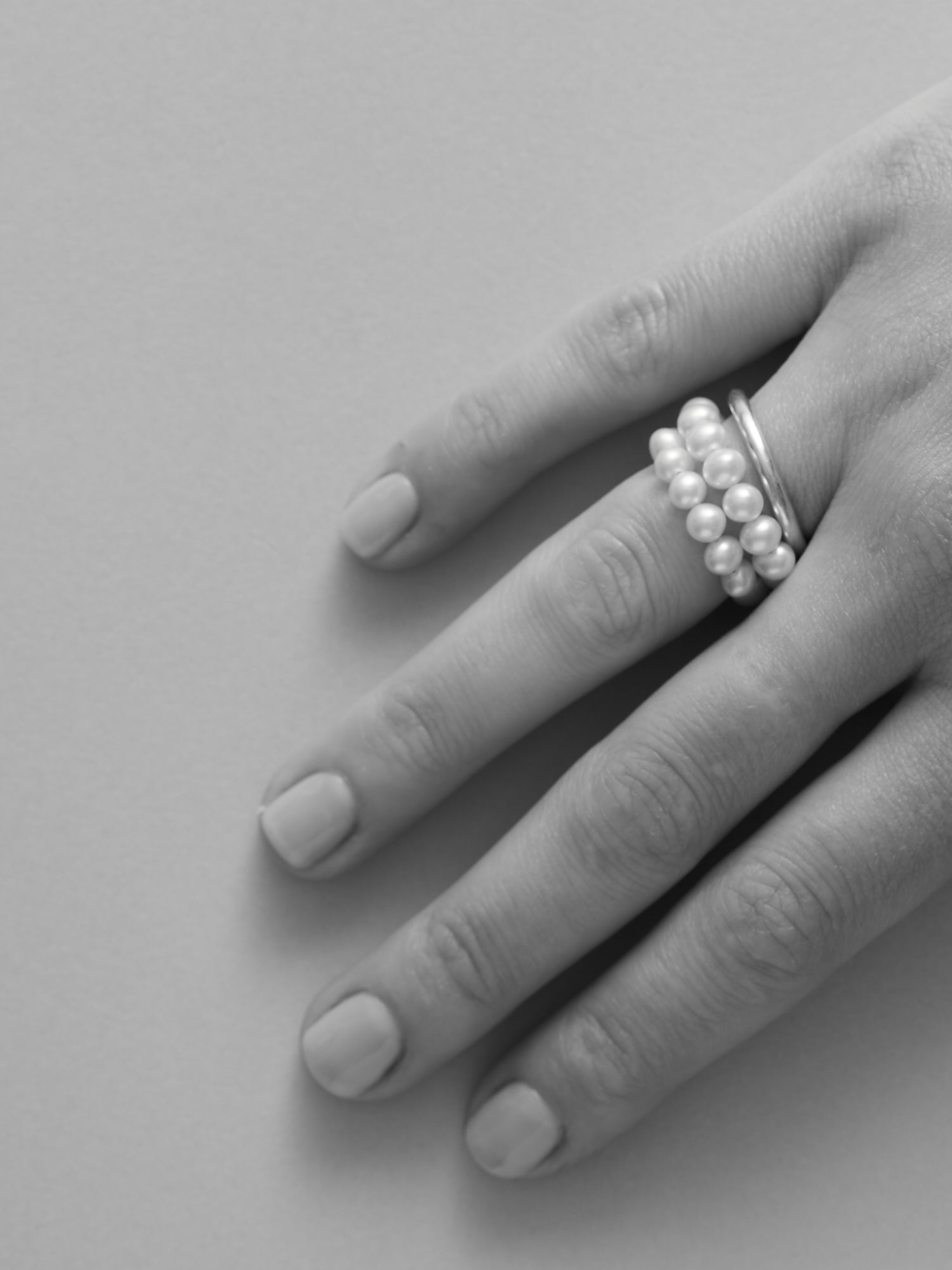 Chunky Pearl ring